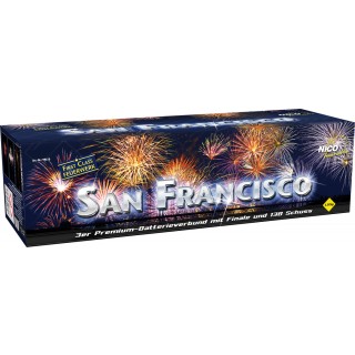 Batterie Feuerwerk San Francisco 138 Schuss